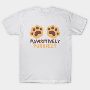 Cat Pawsitively Purrfect T-Shirt